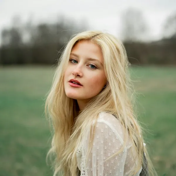Portrait of a woman outdoors
