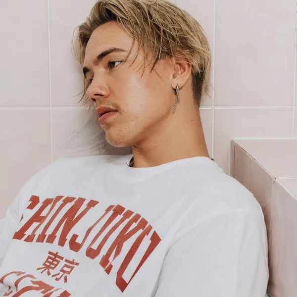 Portrait of a young man in casual clothing